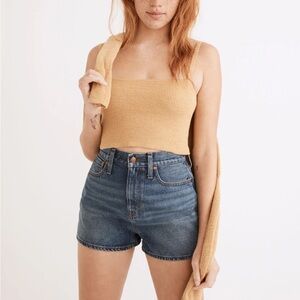 Madewell Halstead Square-Neck Sweater Tank